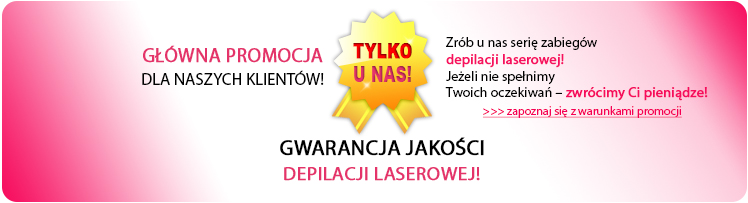 Gwarancja jakości zabiegu depilacji laserowej