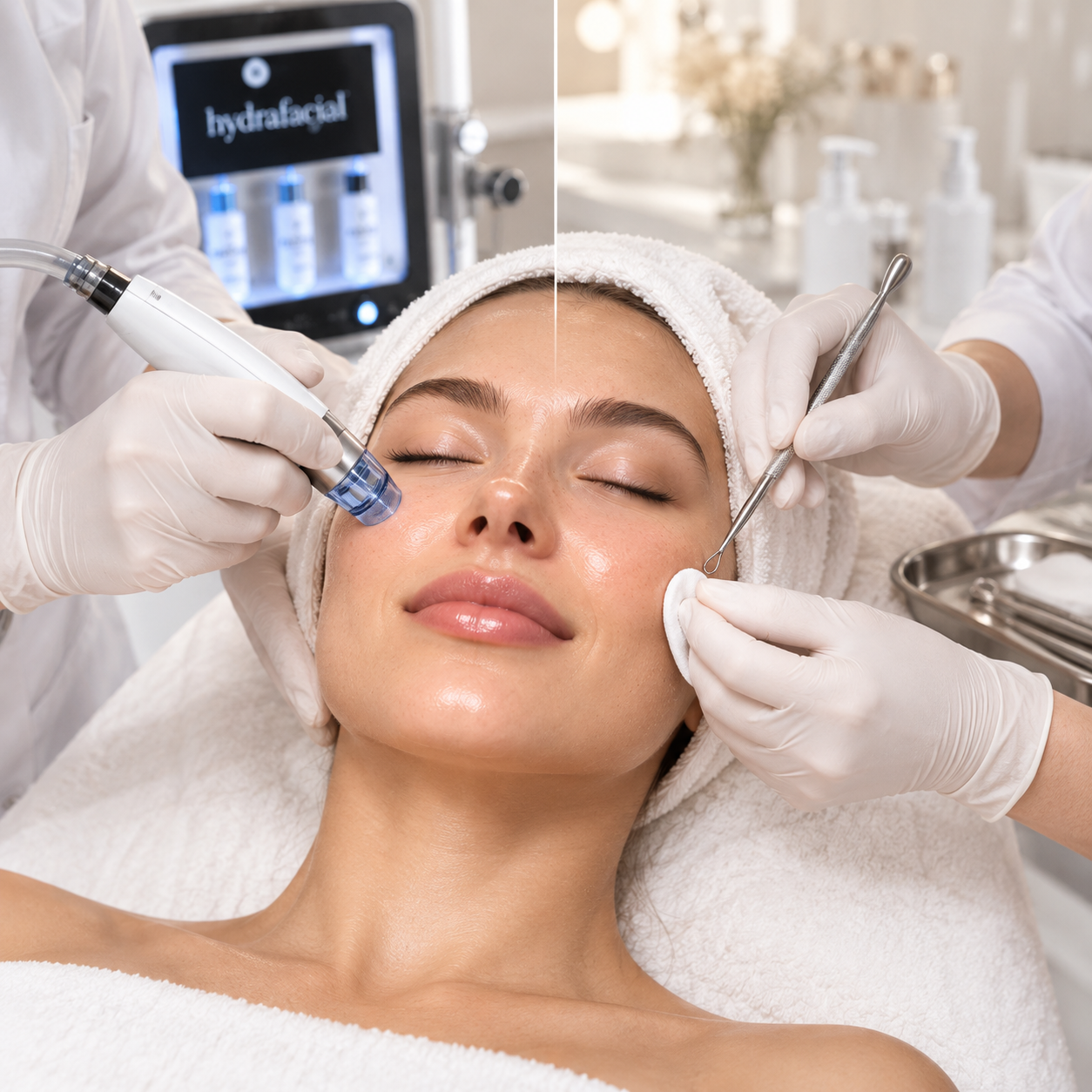 Hydrafacial czy oczyszczanie manualne — co najlepiej wybrać po lecie? 